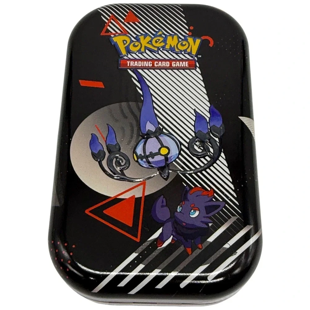 Pokemon TCG Collector Chest and 7 Unova Mini Tins Empty Storage Set Excellent